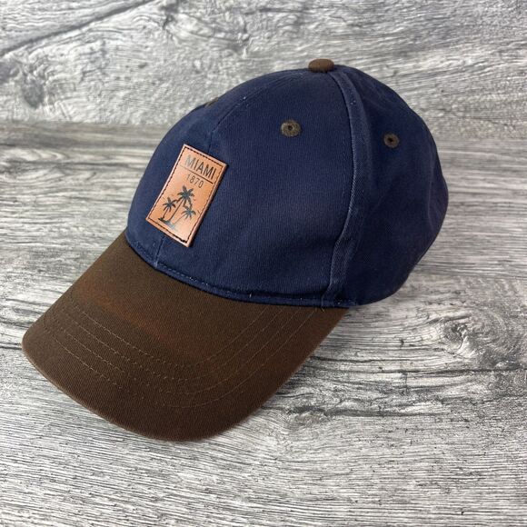 Miami Robin Ruth 1870 Baseball Cap Adult Adjustable Navy Blue Cotton Old Money - Picture 1 of 6